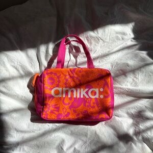 Amika Orange and Pink Women's Bag